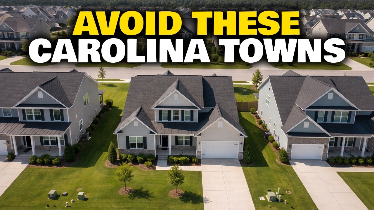 10 Carolina Towns You Should AVOID! (Where Everyone is Leaving)