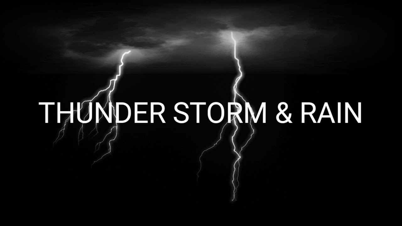 5 HOURS Rain And Thunder Sounds For Sleeping - RELAXING , STUDY , DEEP SLEEP