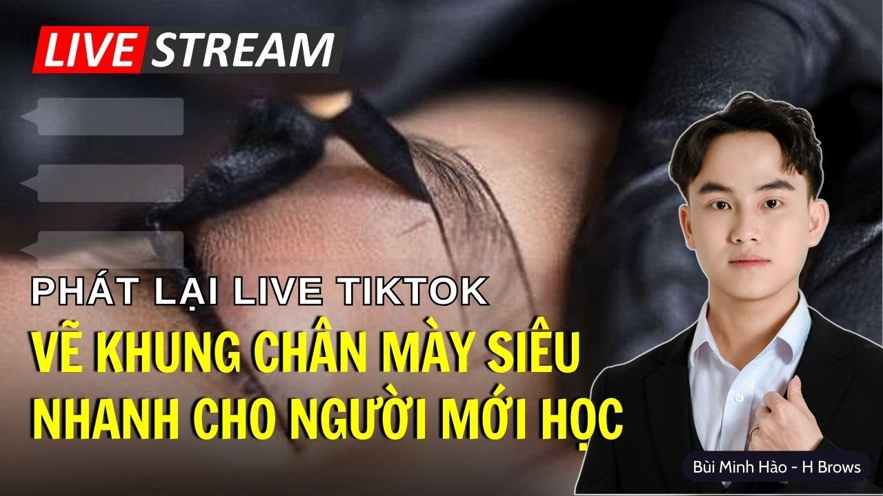 CÁCH VẼ CHÂN MÀY SIÊU NHANH CHO NGƯỜI MỚI HỌC | HỌC PHUN XĂM #phunxamthammy #hairstrokes