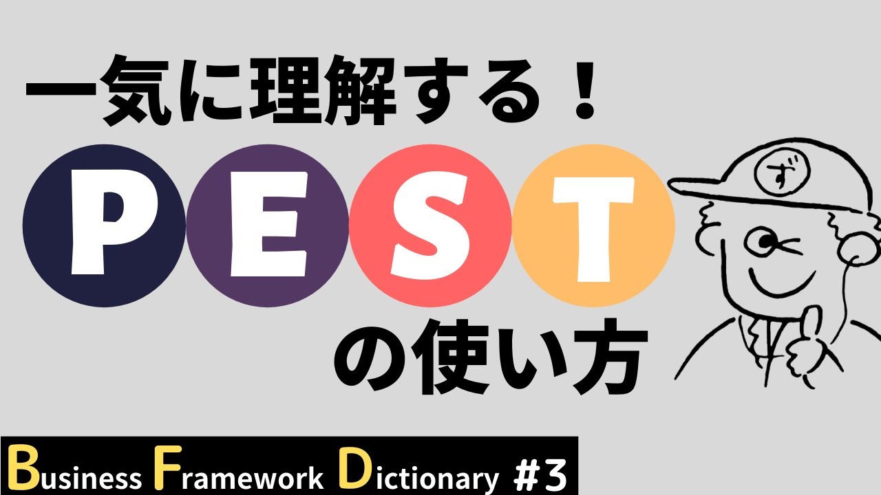 【#3】一気に理解する『PEST分析』の使い方