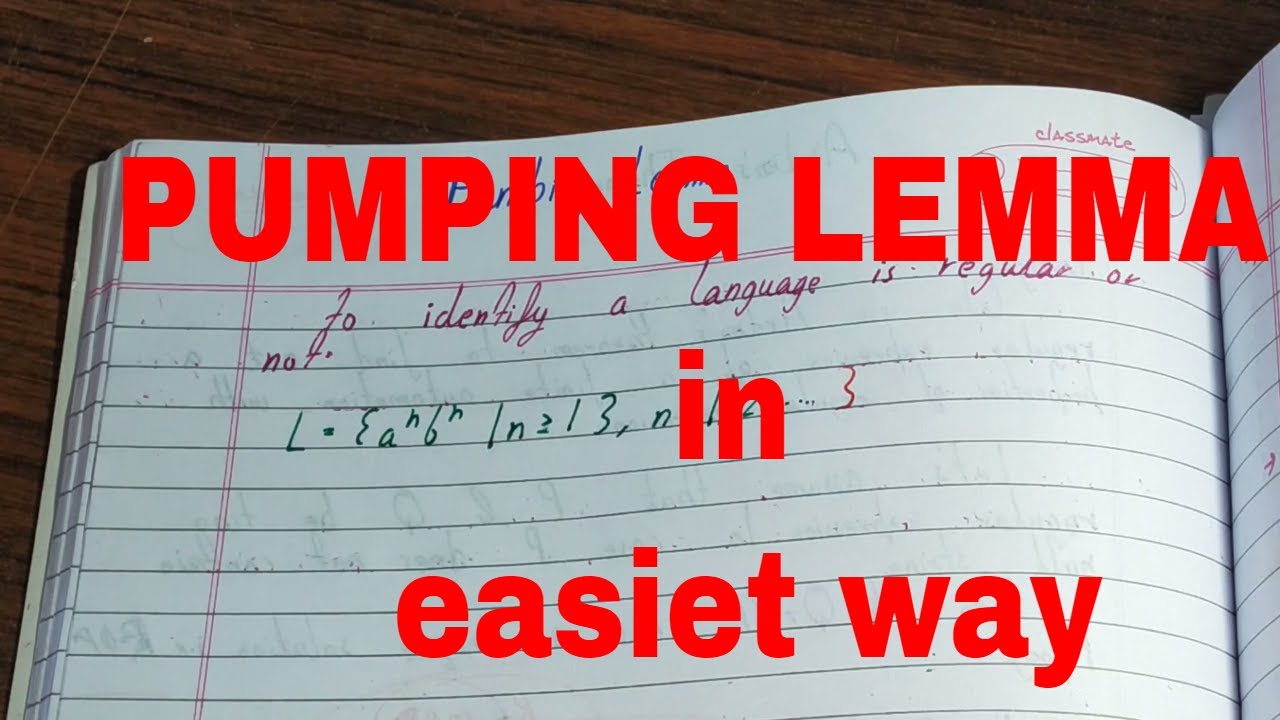 Pumping lemma example|Pumping lemma|Pumping lemma for regular languages|What is pumping lemma