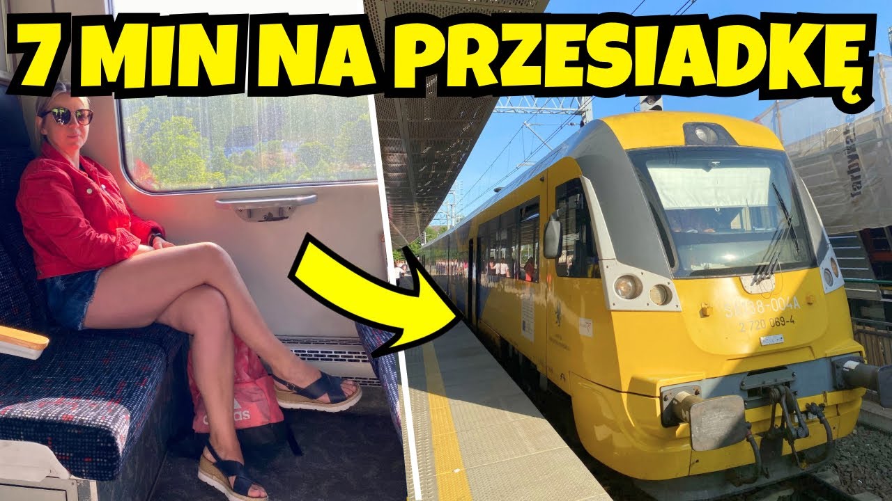 Przejazd pociągiem z Lotniska w Gdańsku do stacji Gdańsk Orunia!