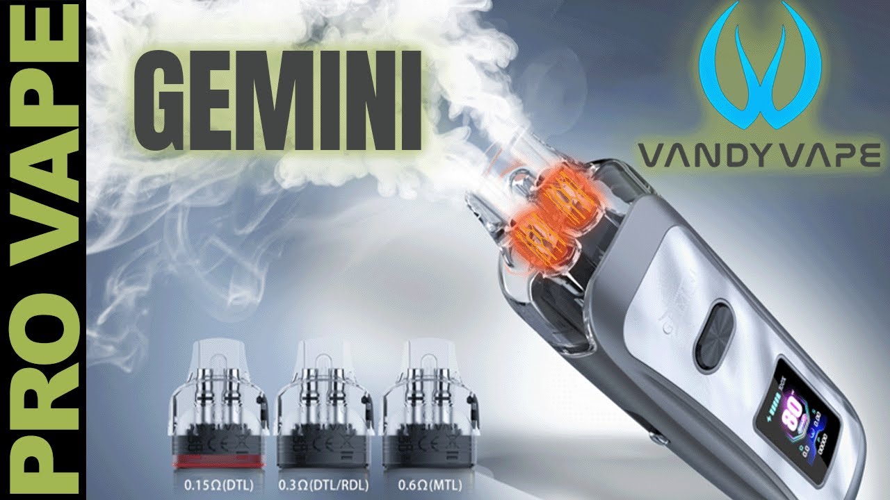 GEMINI DE LA VANDY VAPE - PRIMUL VAPE CU DOUA REZISTENTE DUAL-MESH!