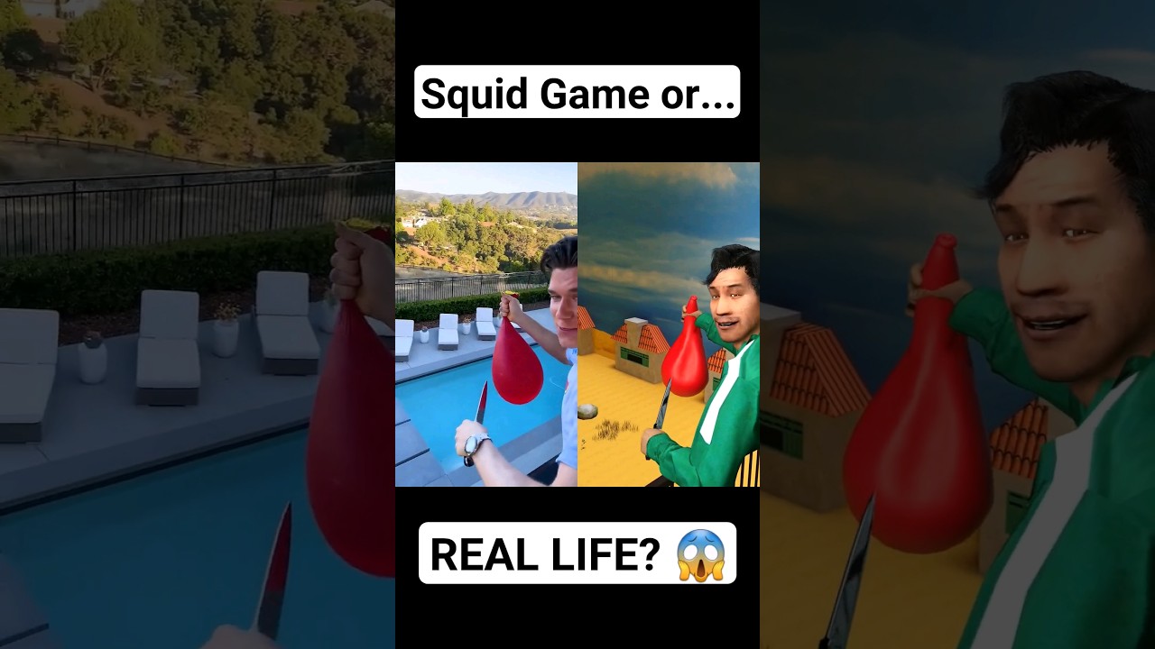 Squid game moment? 🤯 #squidgame #parody #squidgamechallenge