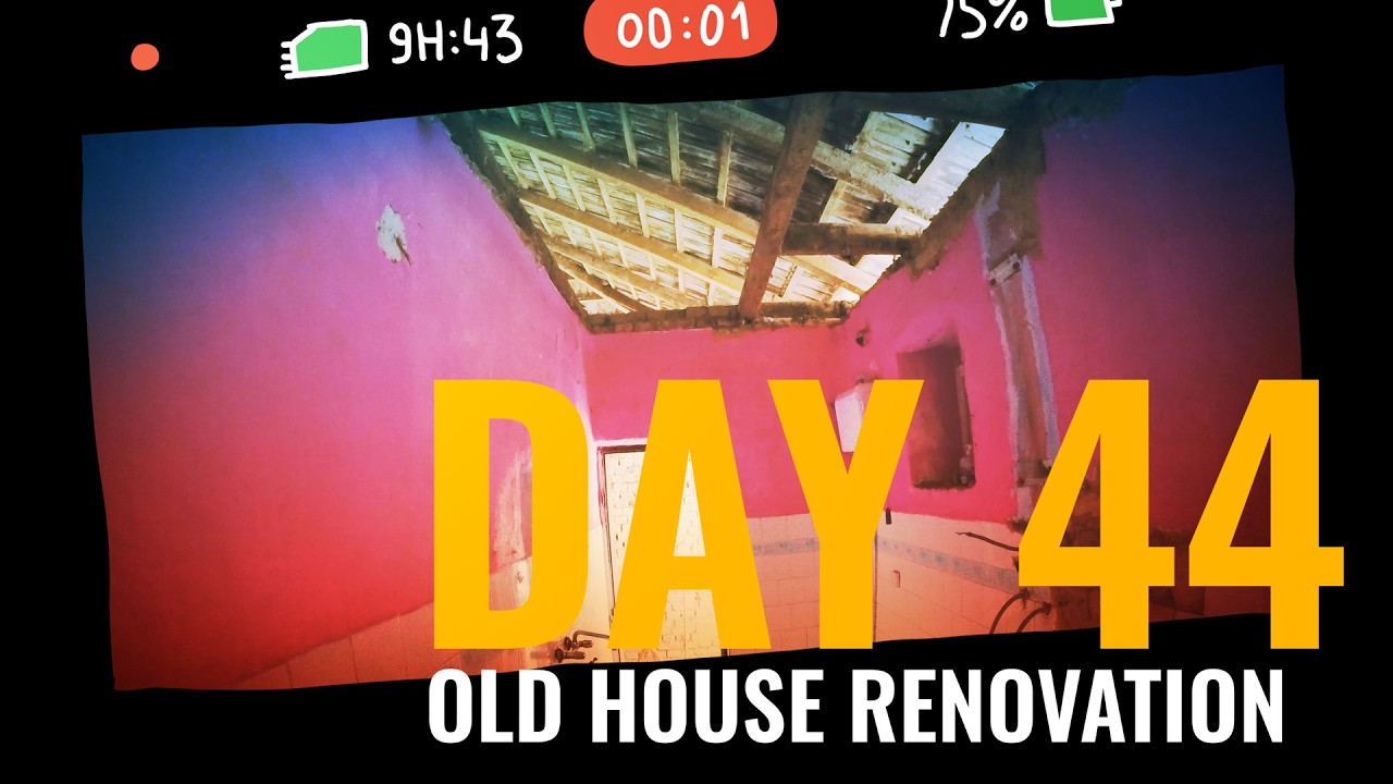 BYE BYE LAST CEILING | OLD HOUSE RENOVATION DAY 44