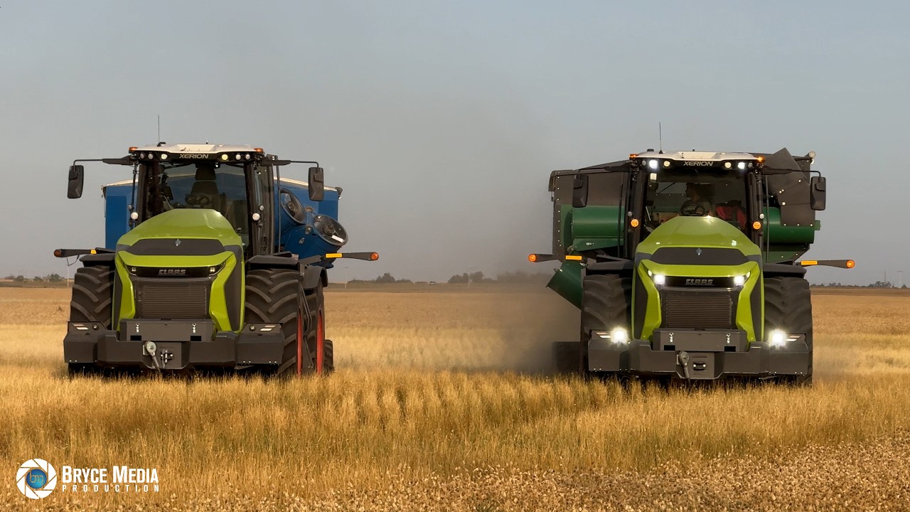 5 Mähdrescher & 2 Xerions- Die Armada startet im Canary! Ernte 2025 mit Claas Lexion & Xerion 12.590