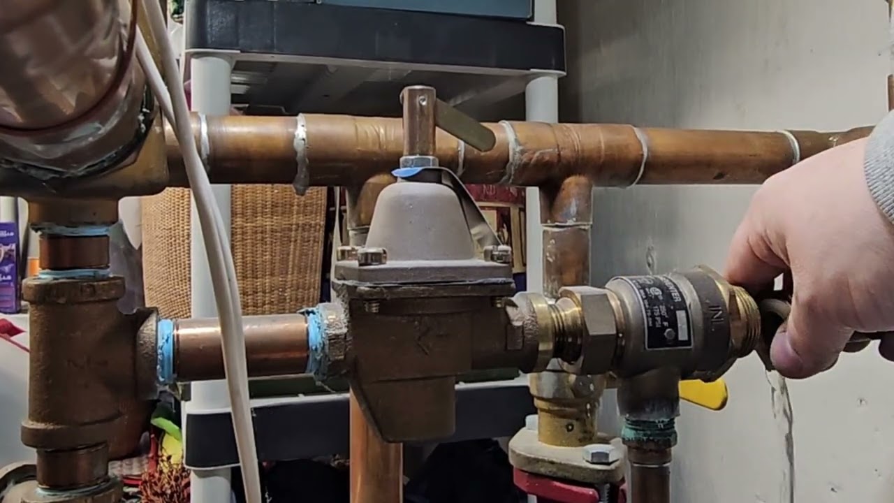 No heat. Replacing a water feeder, expansion tank and spirovent