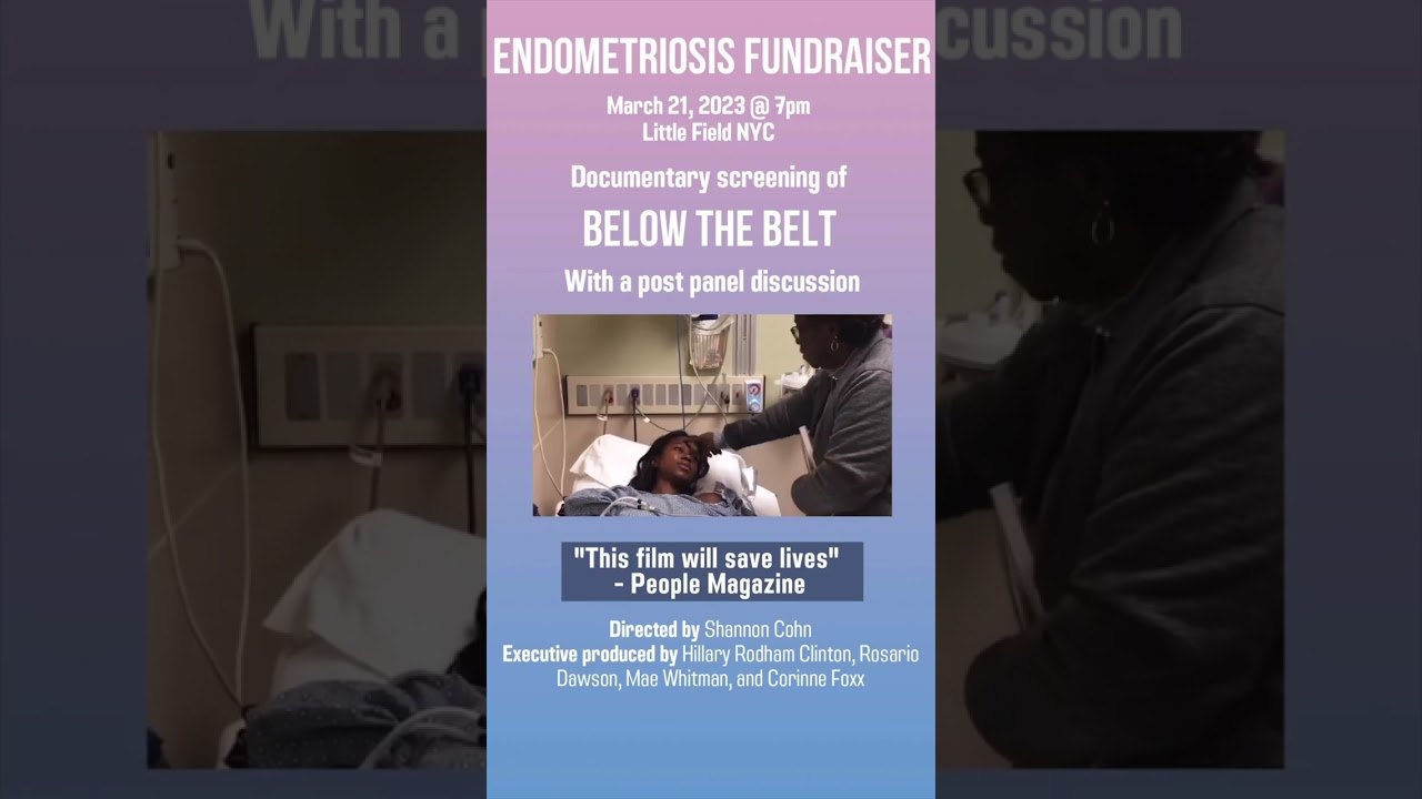 Below The Belt Film Screening in Brooklyn, NY: EndometriosisFundraiser.com