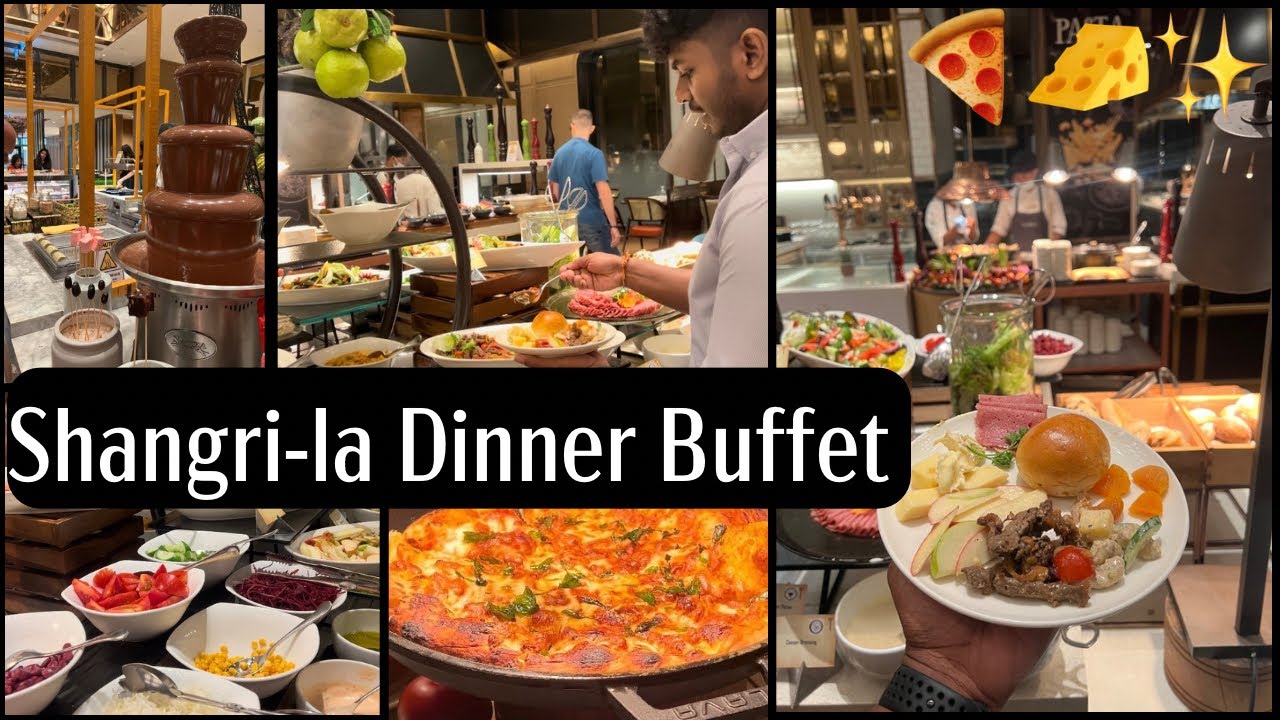 Shangri-La Buffet එක ගණන් අඩුවට 😱🍔 || Is Shangri-La buffet worth it or not 🍣🥪