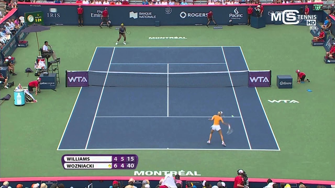 Serena Williams vs Caroline Wozniacki, Rogers Cup 2014 (1/4 Finale), highlights HD - Montreal