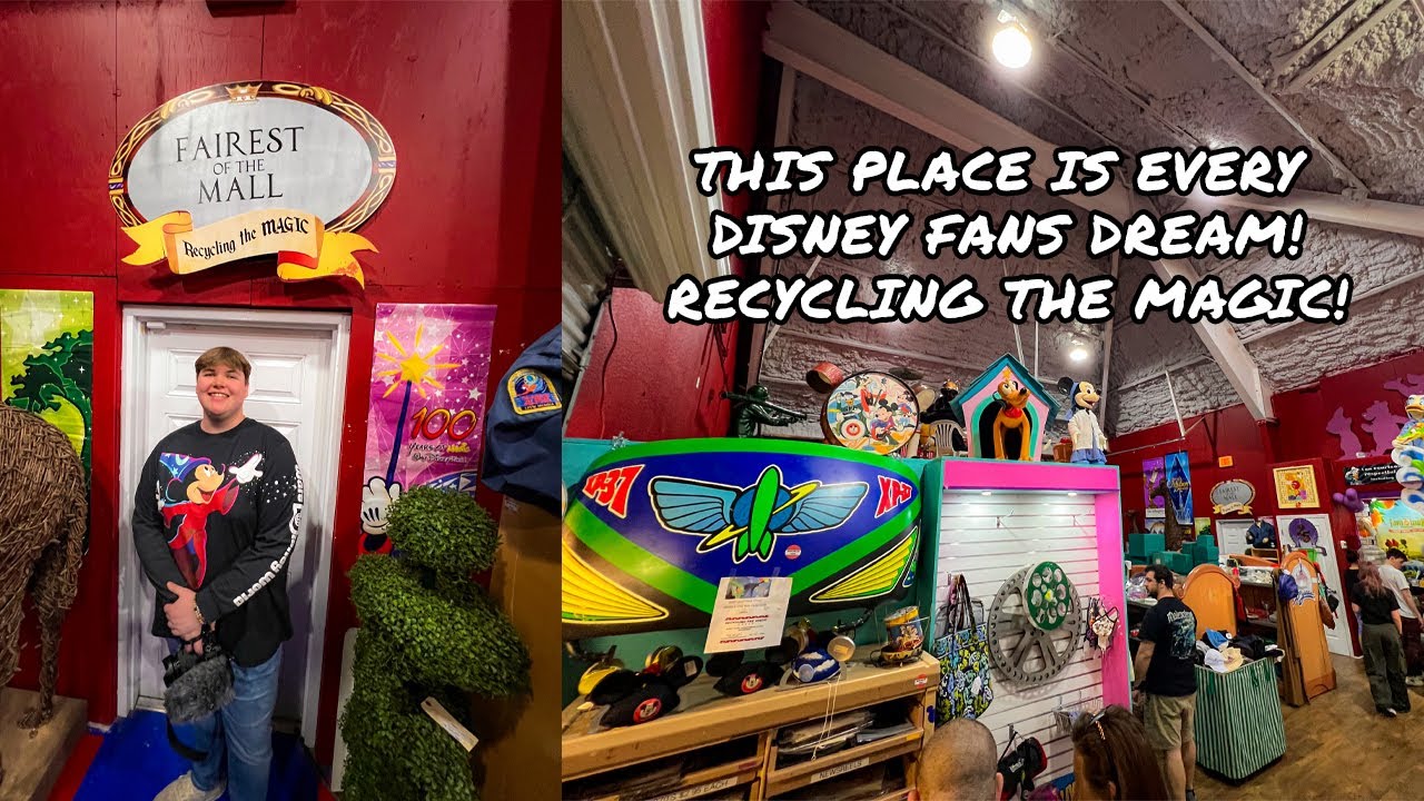 Recycling The Magic! I Orlando's NEWEST Disney Props and Antiques Store!