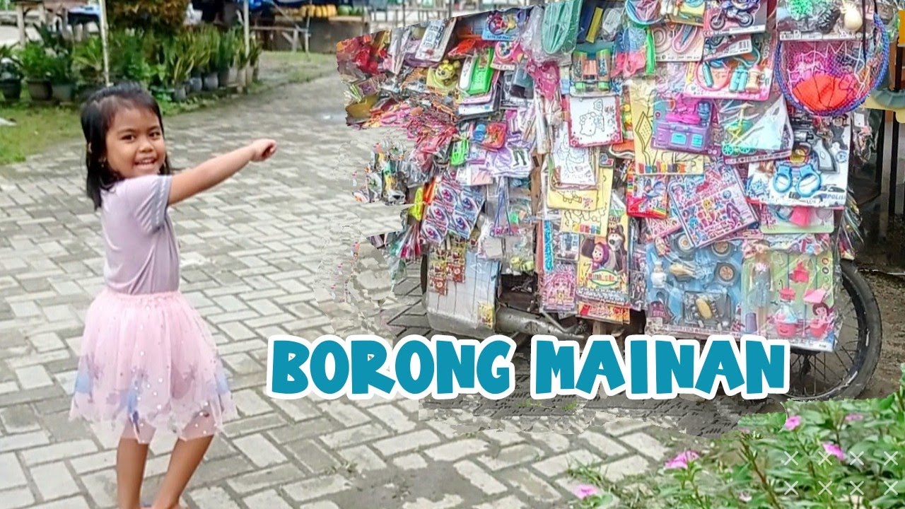 BORONG MAINAN | BELI MAINAN DI ABANG KELILING PART 1 #mainananak #mainanmurah #clarishakinandari