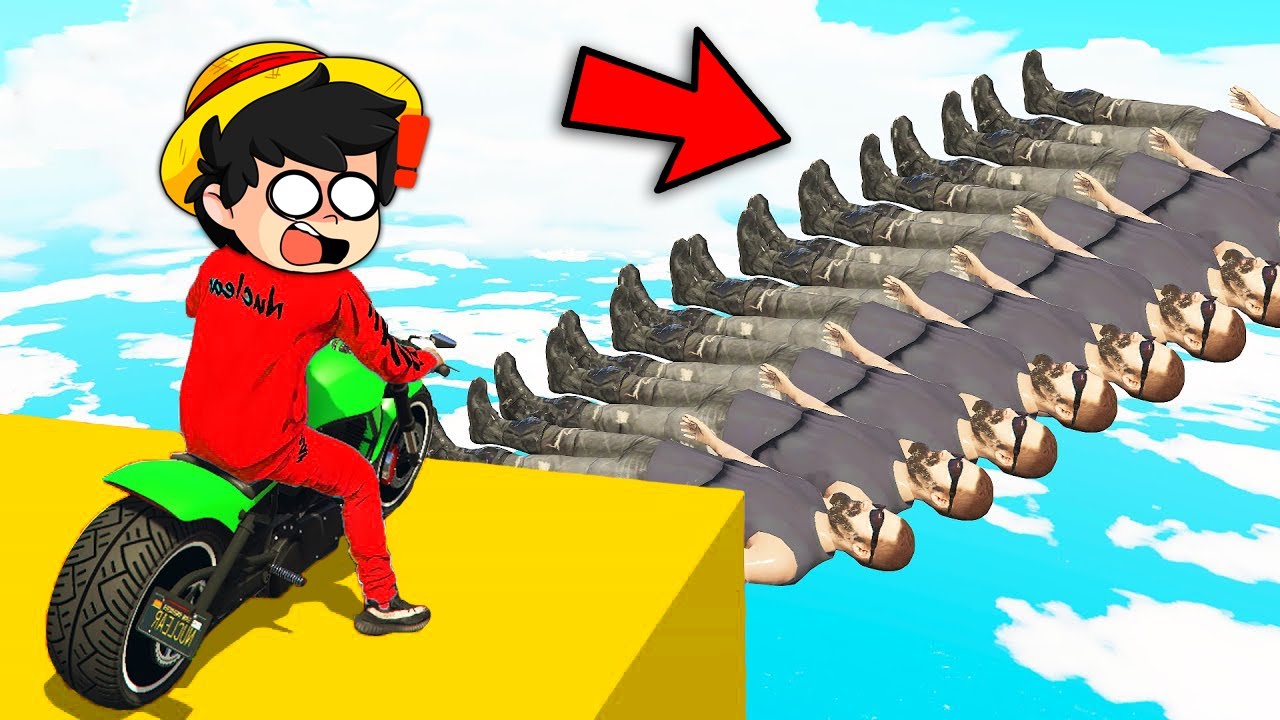 &iexcl;CARRERA de MOTOCICLETA 99 99% IMPOSIBLE en GTA 5! 😱🏆 RAMCORE vs FRANCISCO vs ALEXY en GTA V