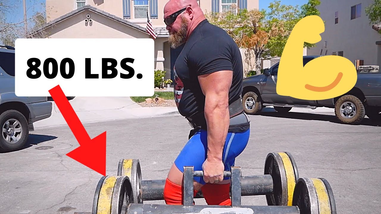 NICK BEST- RUNNING WITH 800 POUNDS!!!
