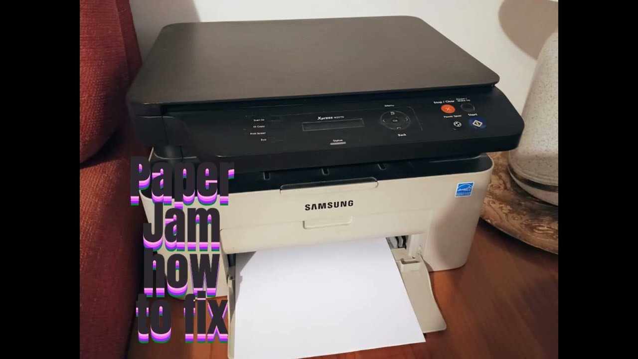 Paper Jam on Samsung printer M2070 Express How to fix