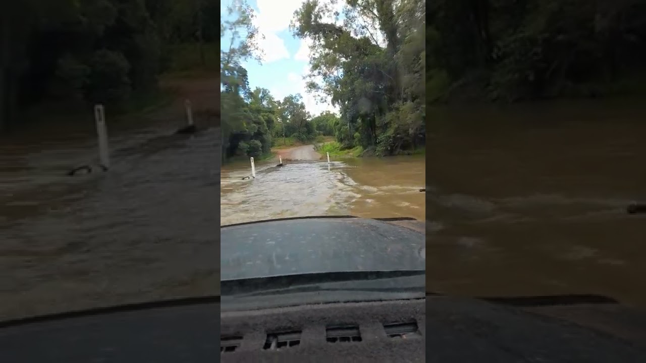 Rugged X crossing Wenlock river