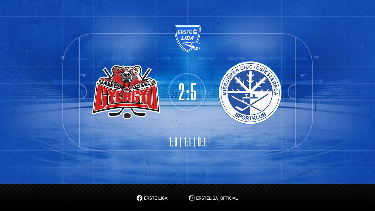 Gólösszefoglaló - EL 109 - Gyergyói Hoki Klub - Sport Club Csíkszereda 2-5 20251230