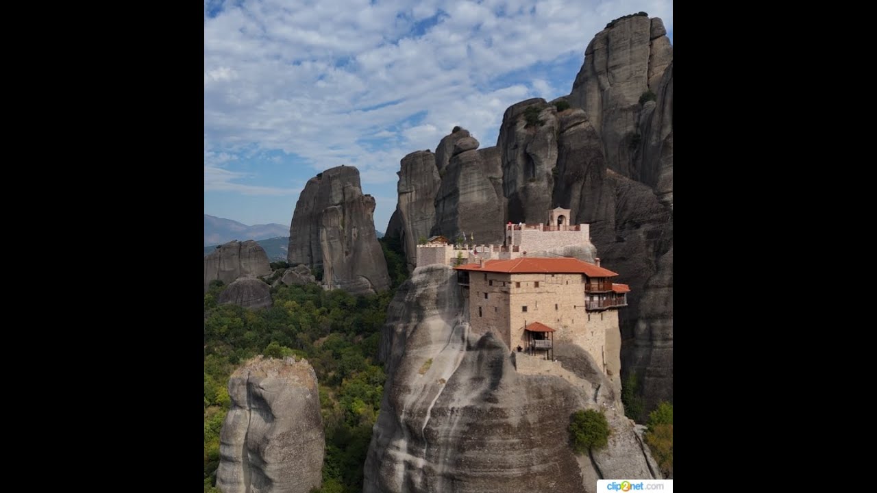 Meteora Monastery ( 2025 ) | 4K Drone Footage | Greece 🇬🇷