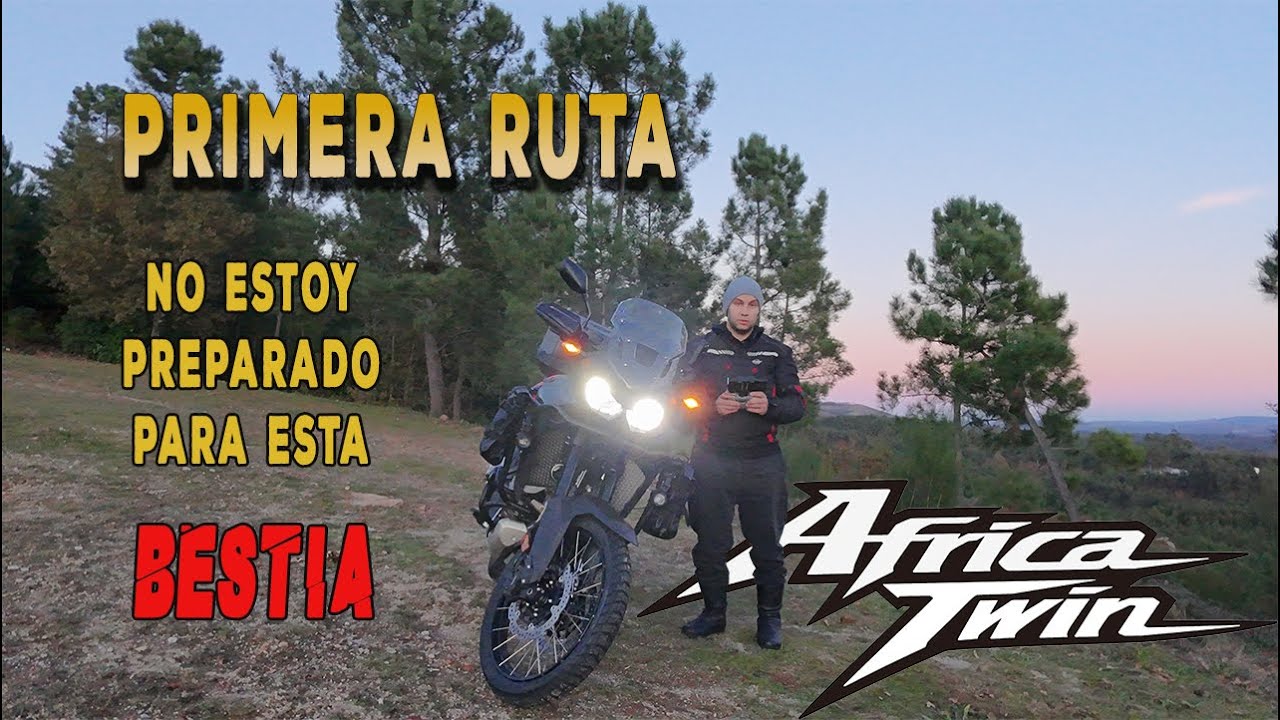 Primera ruta con la Africa Twin🏍  | Atardecer Épico en Moto ☀