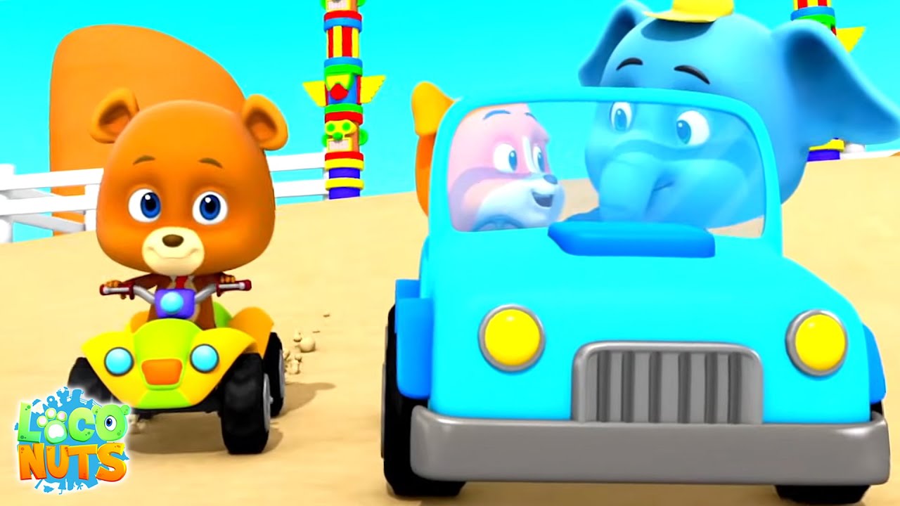 A aventura da areia movediça | Desenho animado | Loco Nuts Português | Okul öncesi | Série infantil