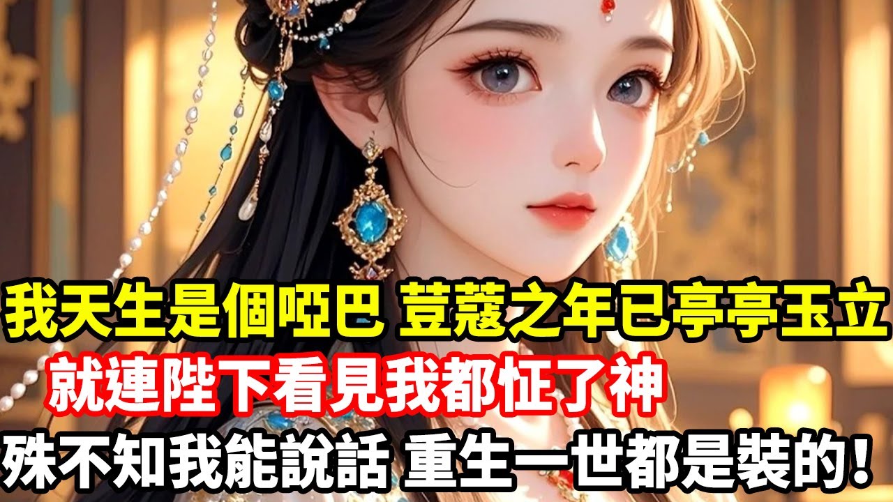我天生是個啞巴，荳蔻之年已亭亭玉立，就連陛下看見我都怔了神，殊不知我能說話，重生一世都是裝的！