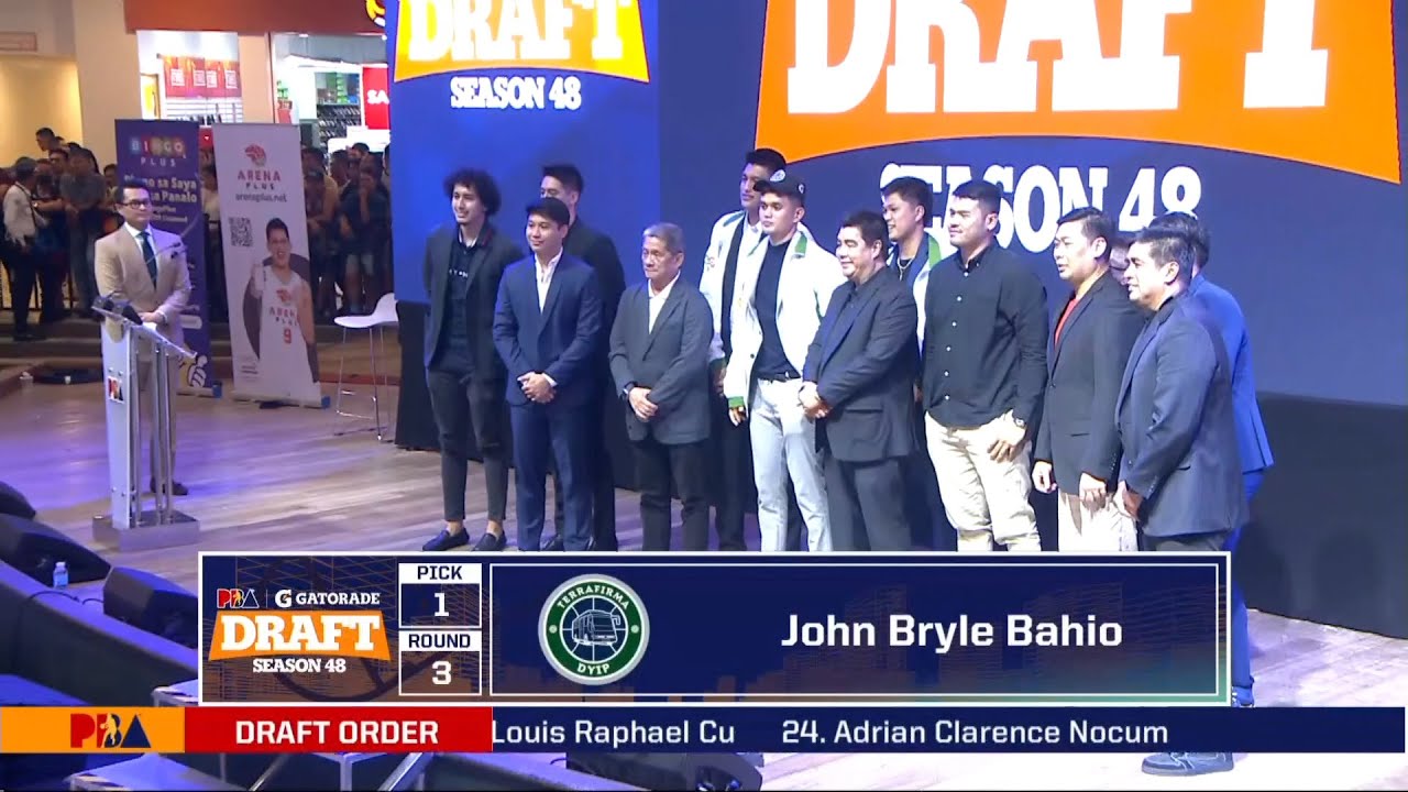 Full Third Round Picks | PBA Season 48 Rookie Draft