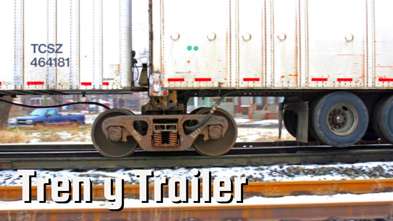 Roadrailer un trailer que se convierte en vagón de ferrocarril. (Como funciona y para que sirve)