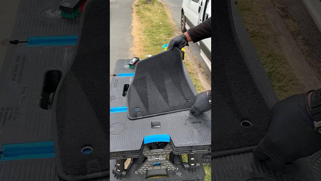 Carpet lines  #detailing #asmr #autodetailing #asmrvideo #carcare  #carcleaning