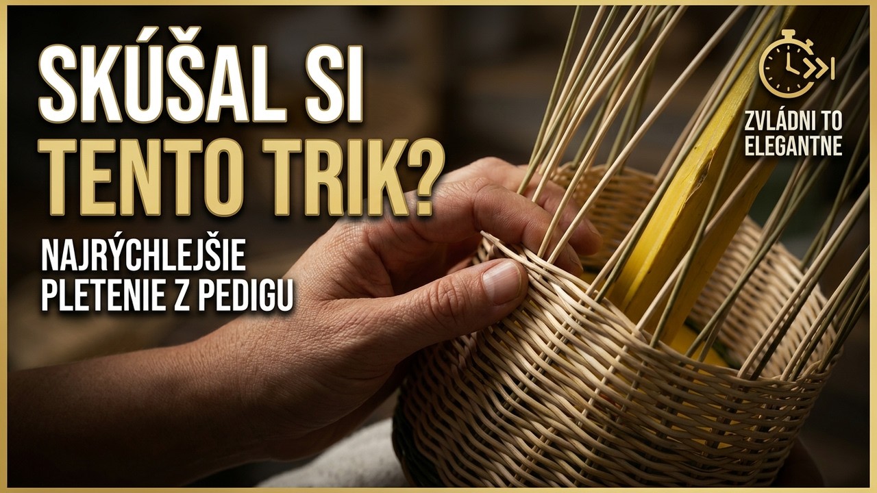 Ako sa pletu košíky z pedigu rýchlo a elegantne? Pletenie košíkov z pedigu