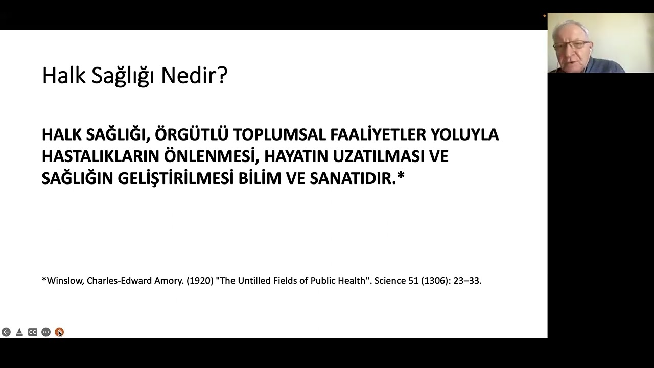 Halk Sağlığı 101 - Prof. Dr. Osman Hayran