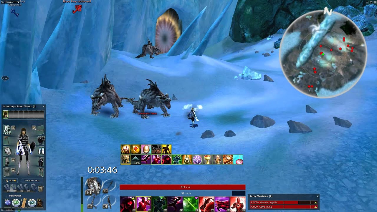 Guild Wars - Darkrime Delves - 7min Duo | Barbs + Honor Sin PoV