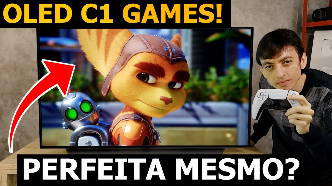 TV OLED C1 2021 para GAMES!! É mesmo PERFEITA para JOGOS?