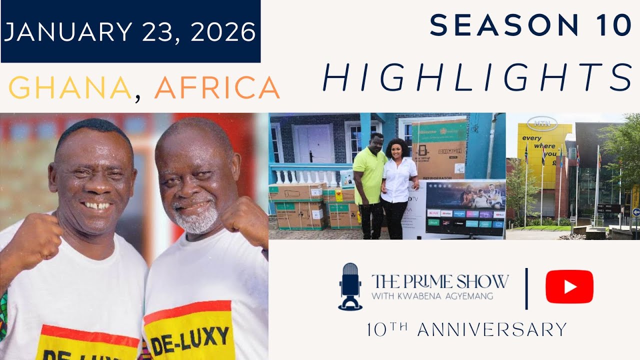 The Prime Show 10th Anniversary | Highlights | Ghana TV Commercials | January 23, 2026