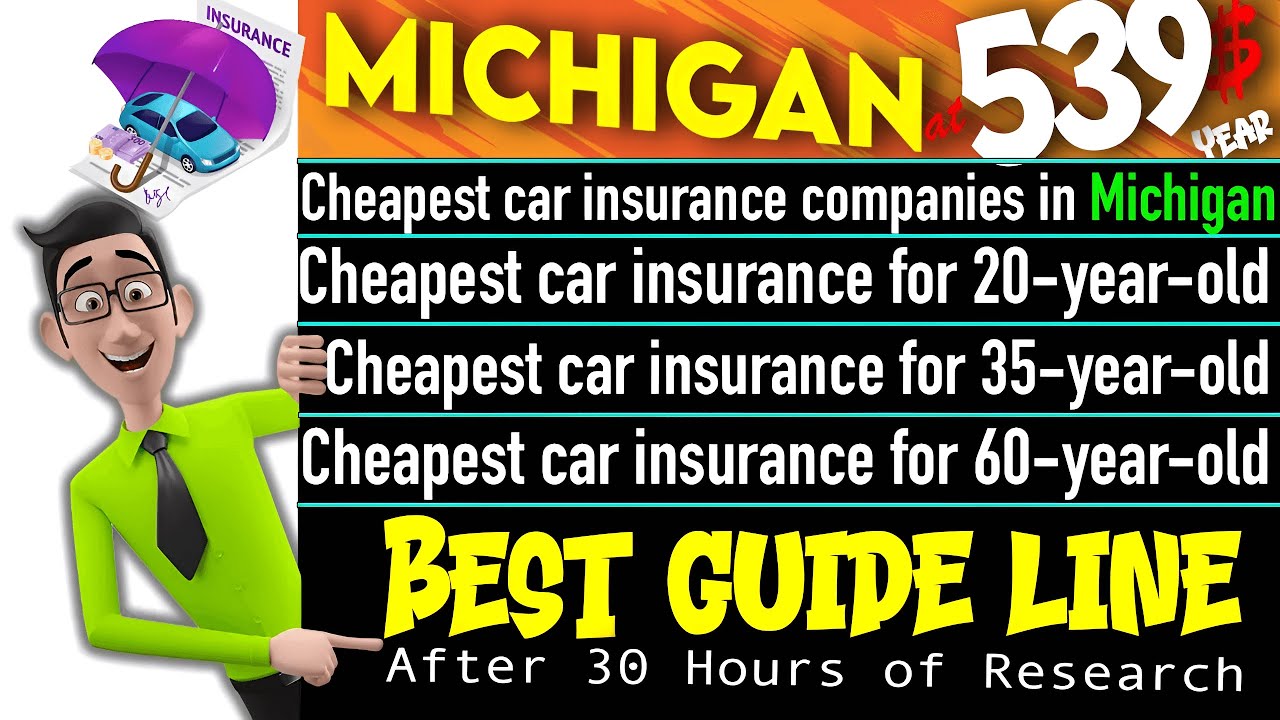 🤑 The Cheapest Car Insurance in Michigan 🚗 | 2025 Guide After 30 Hours of Research 🧐