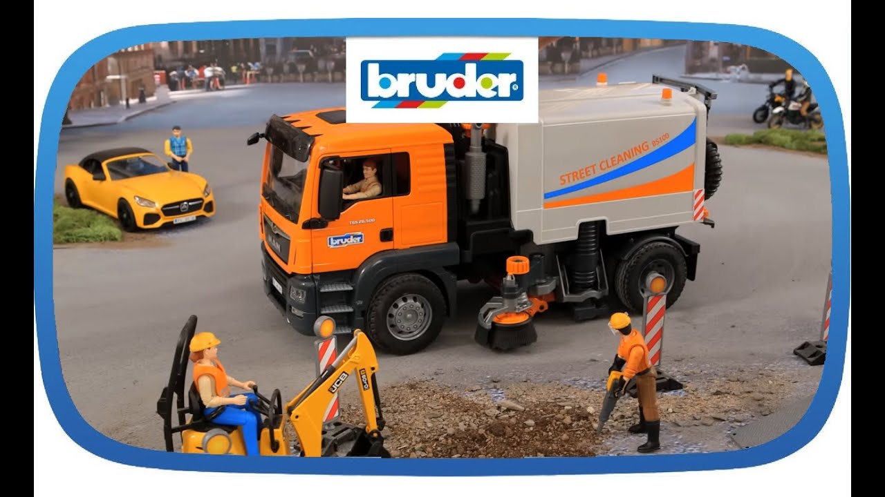 Bruder Toys MAN TGS Street Sweeper #03780