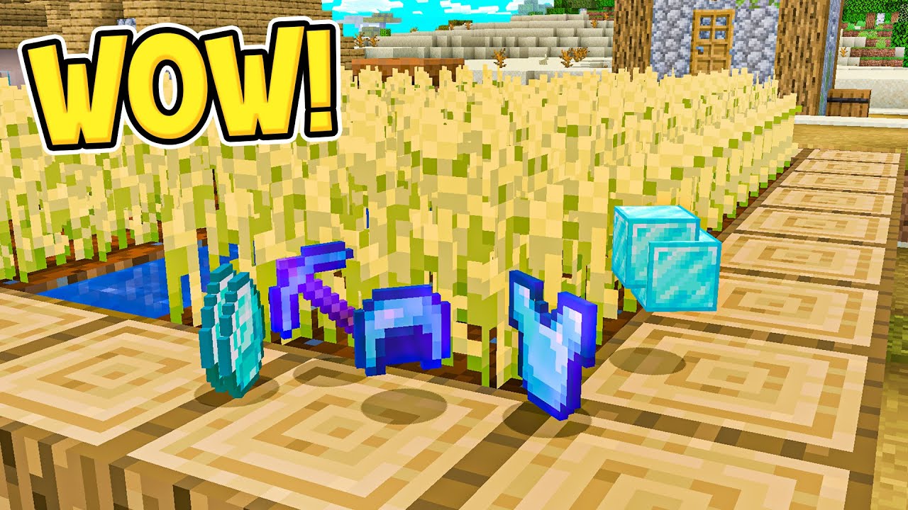 MINECRAFT ale z PSZENICY WYPADAJĄ NIESAMOWITE RZECZY!