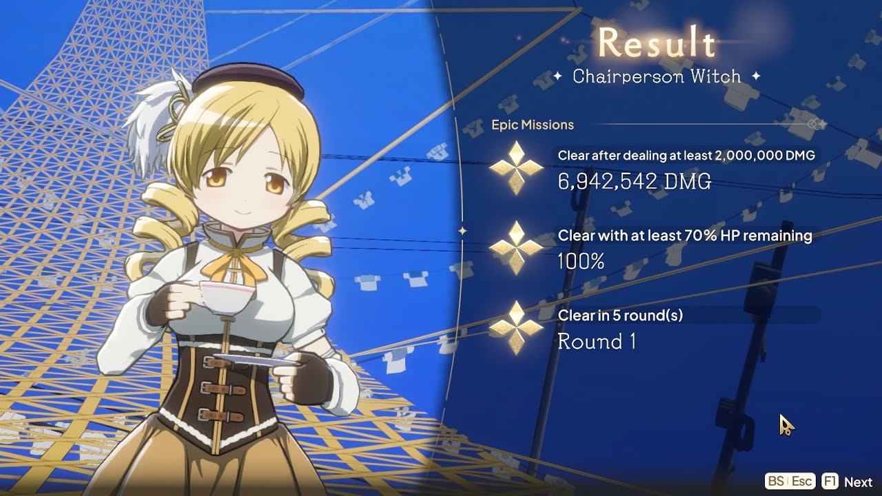 Madoka Magica Magia Exedra - Chairperson Witch [Chaos] ⭐️⭐️⭐️(1 round)