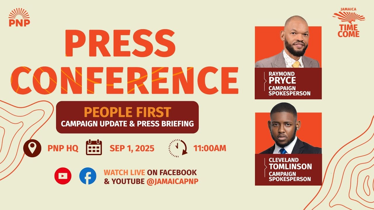 PNP Press Conference | 11am | Monday Sept 1, 2025