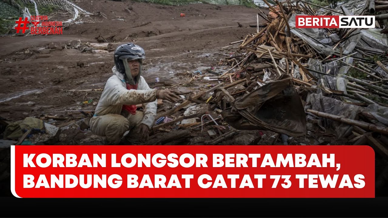 Longsor Bandung Barat: 3 Korban Baru Ditemukan, Total Jadi 73 #beritasatu