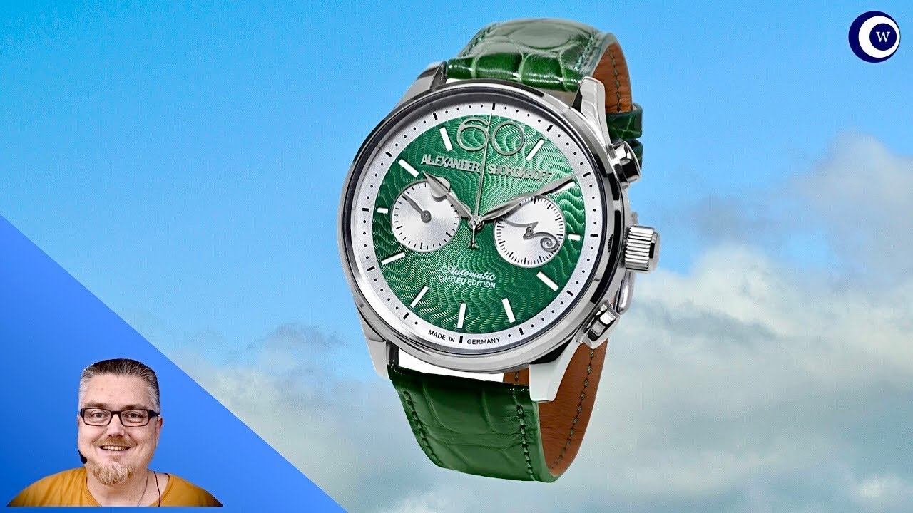 Sportliche Eleganz in grün - Alexander Shorokhoff Neva Chrono