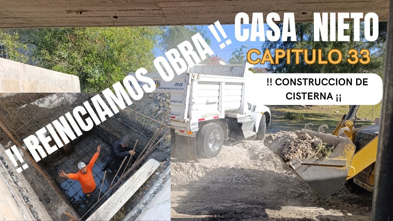 CASA NIETO primer emparrillado para construcción de cisterna de concreto armado CAPITULO 33