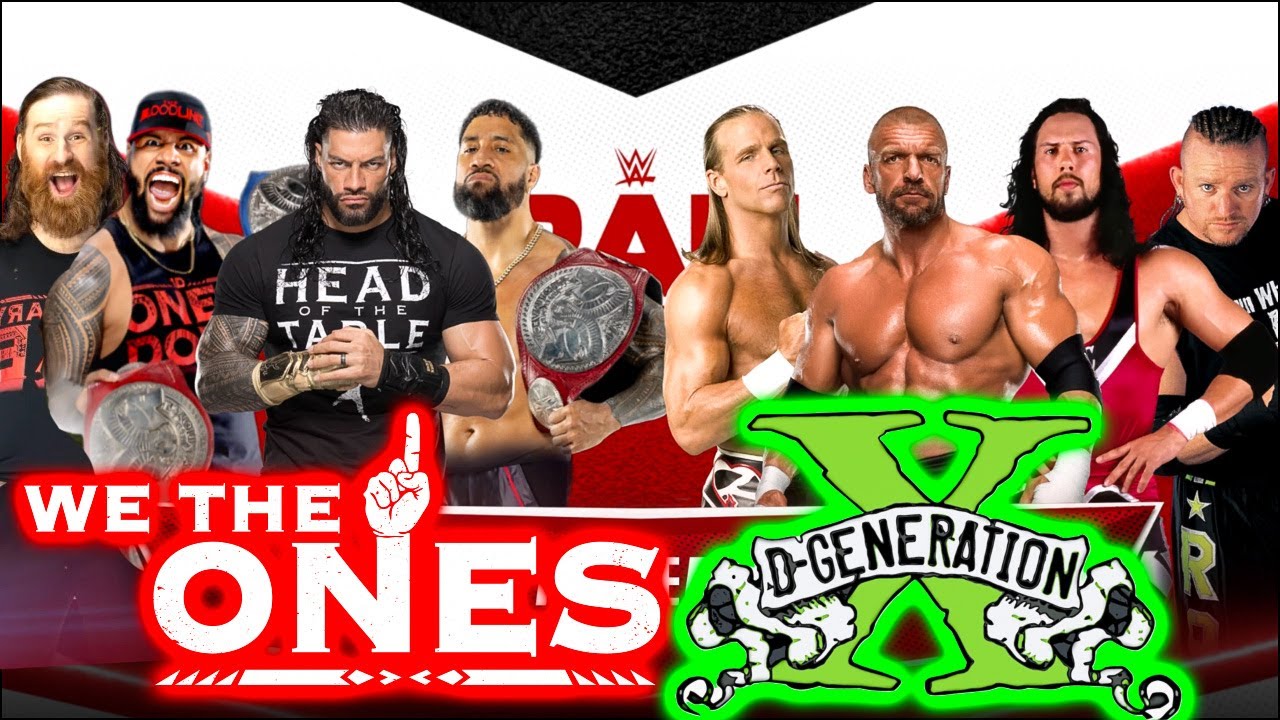 WWE 2K22 Team Bloodline Vs Team D-Generation X Gameplay