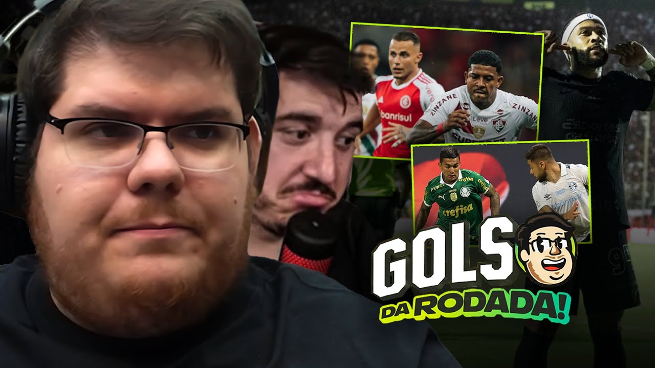 CASIMIRO REAGE: GOLS DO BRASILEIRÃO 2024 - RODADA 33 (FT. LUÍS FELIPE FREITAS) | Cortes do Casimito