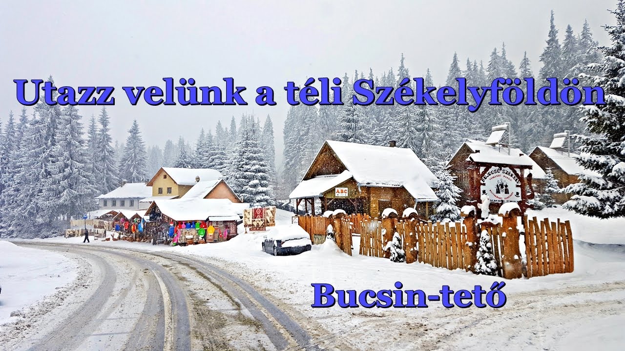 Téli utazás a hófehér Székelyföldön. Travelling in Szeklerland in winter.