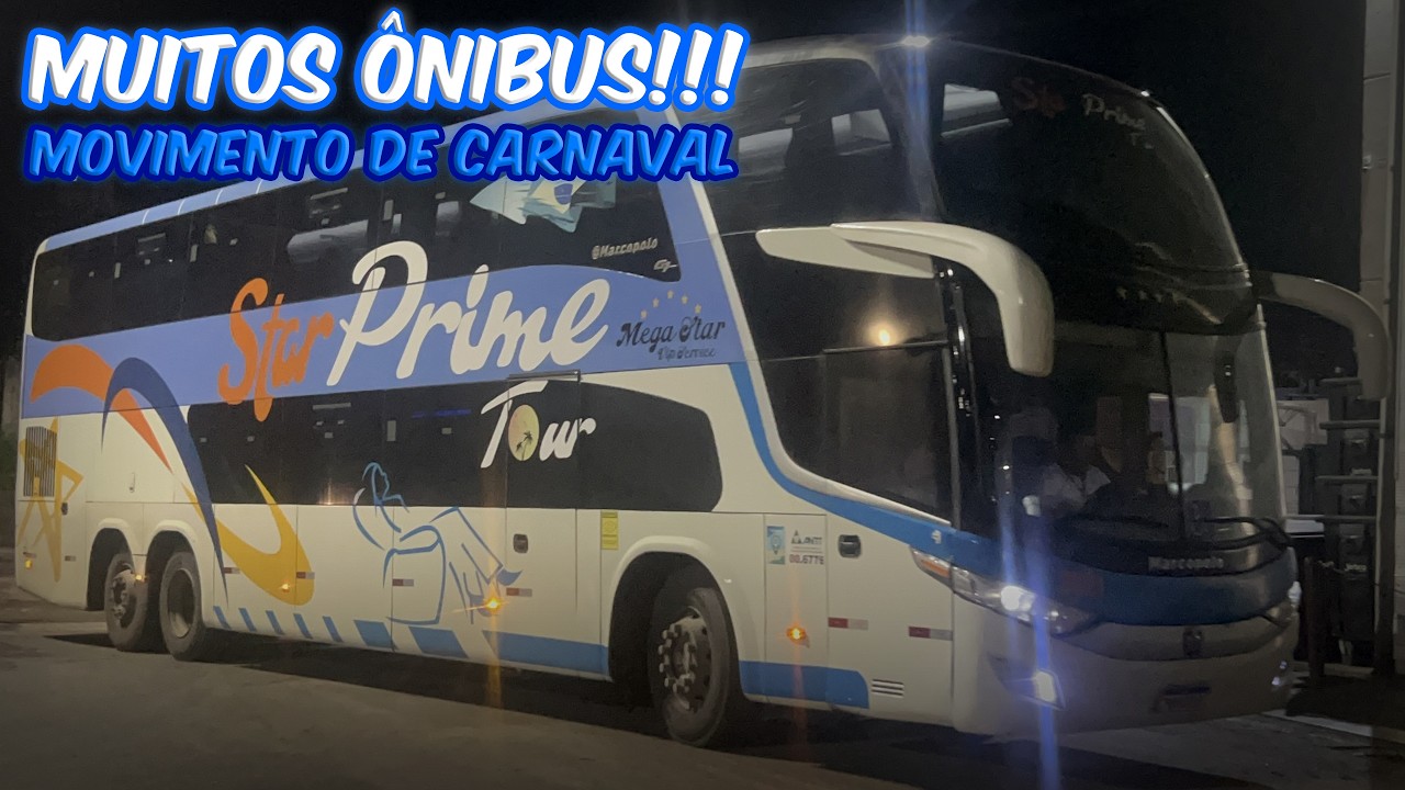 GRANDE MOVIMENTO DE CARNAVAL NO PONTO DE EMBARQUE DA BUSER NO EXPOMINAS | Movimentação Buser 26