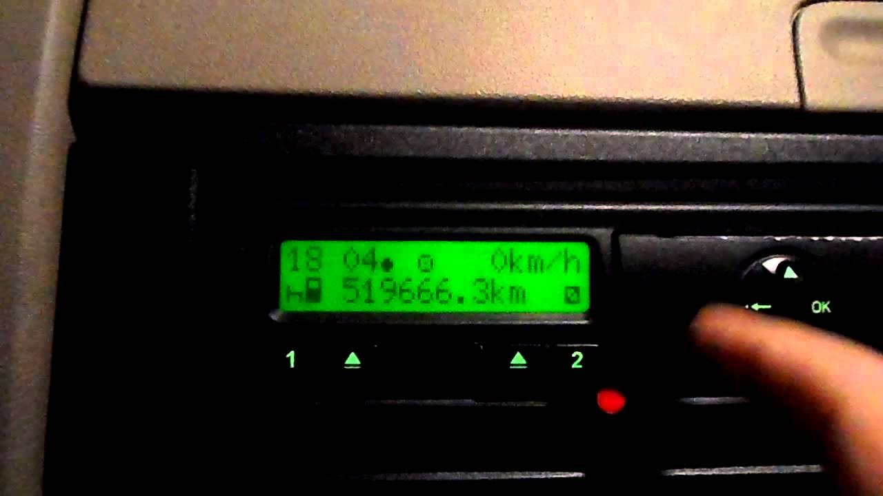 VDO Tachograf Fra sommertid til vintertid