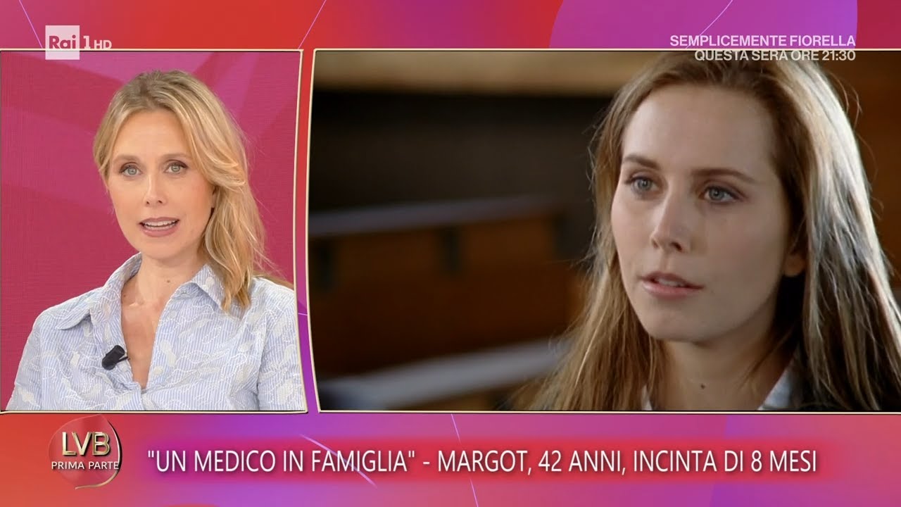 Margot Sikabonyi, incinta di 8 mesi - La volta buona 10/09/2025