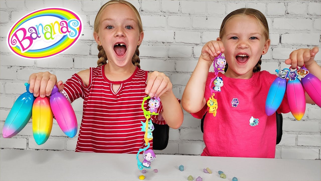 Opening All New Bananas Toys! Surprise Collectible Toy Unboxing!