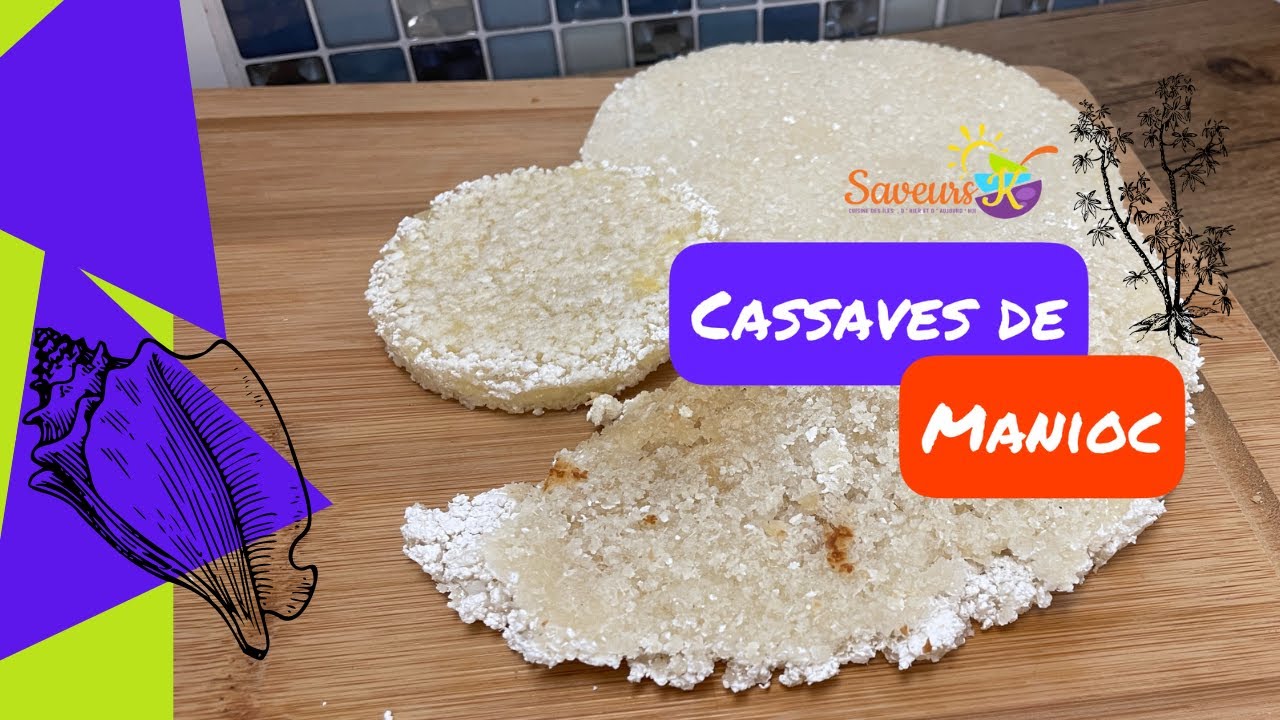 Cassaves de manioc - Saveurs K- cuisine caribéenne