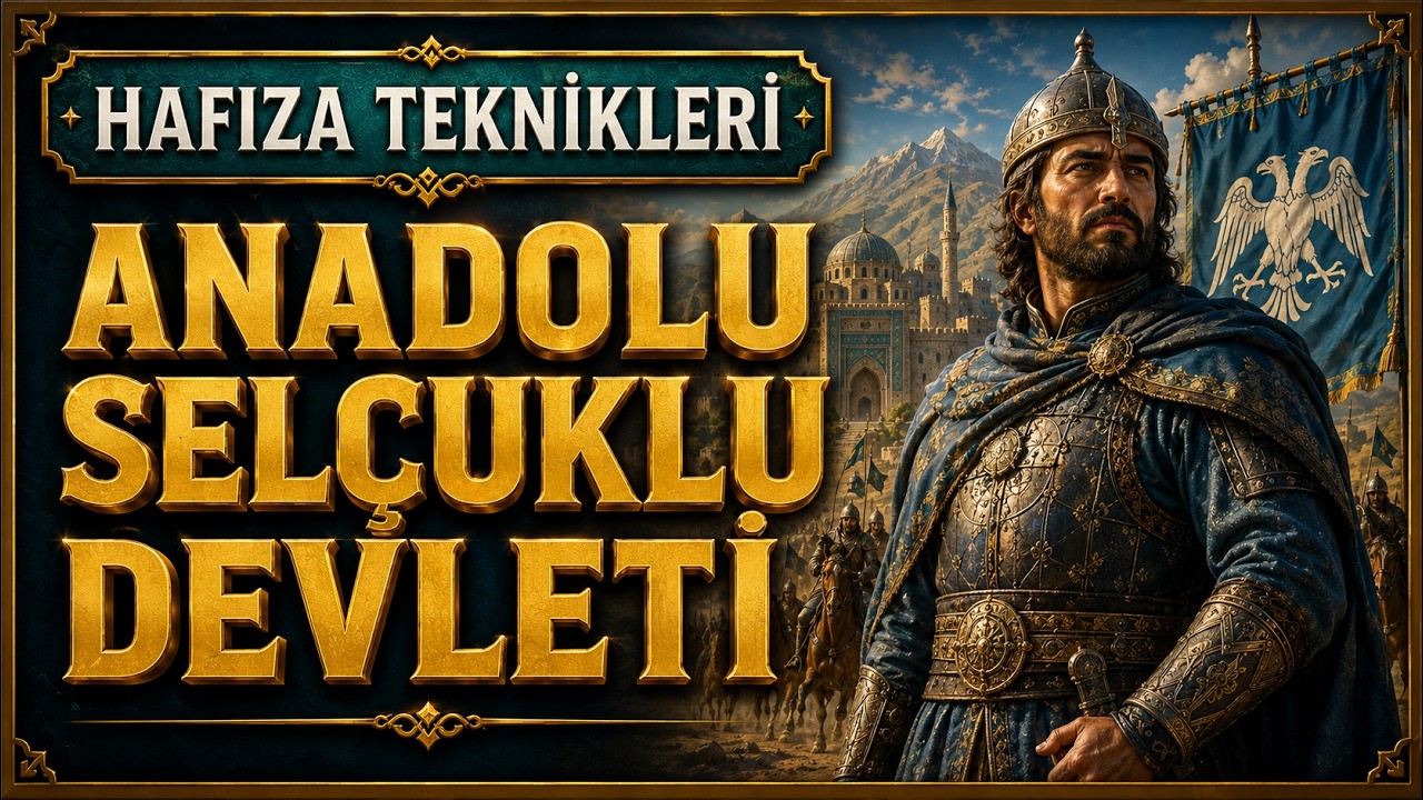 Anadolu Selçuklu Devleti Nasıl Kuruldu? – (Hafıza Teknikleri)
